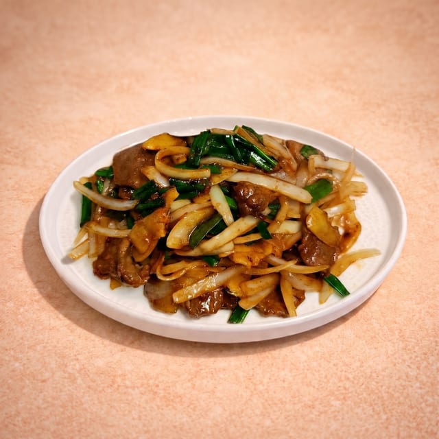 Ginger & Onion Beef (姜葱牛肉).
