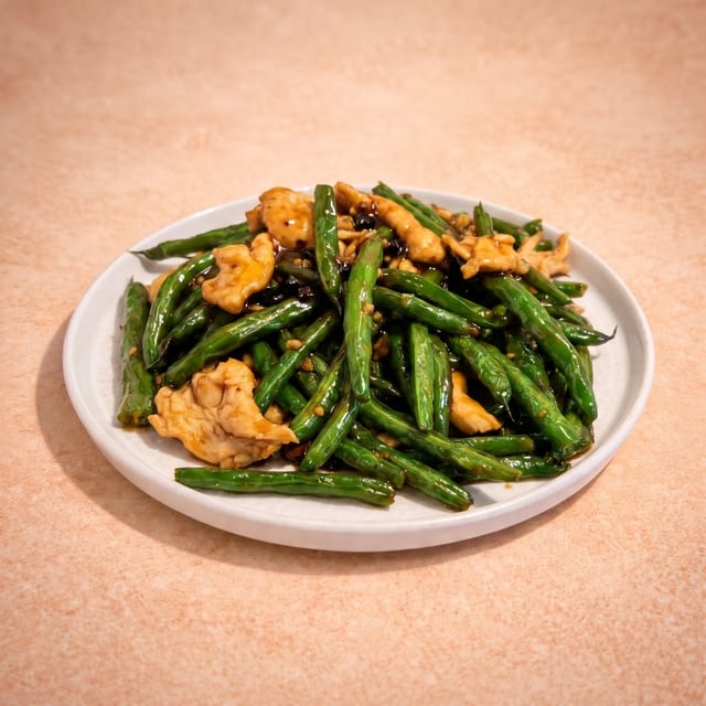 Chicken w/ String Beans (四季豆雞).