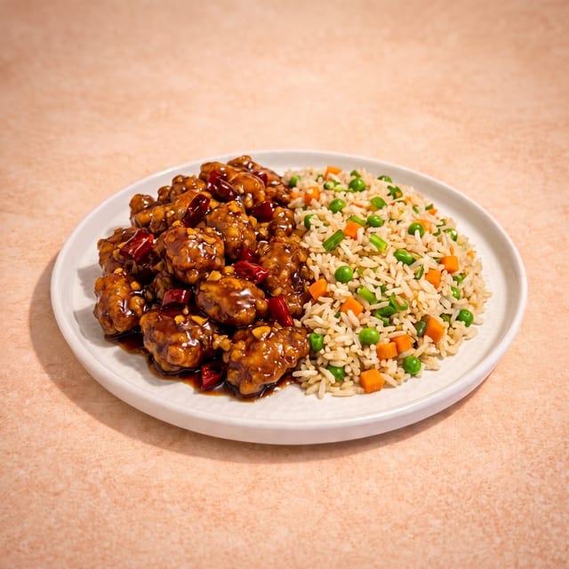 E4. Orange Chicken (E-陳皮雞).