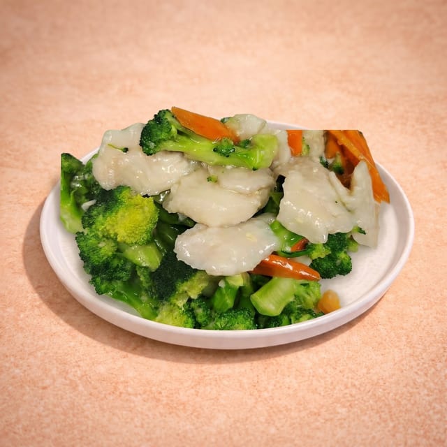 Cod Fillet w/ Broccoli (西蘭花斑塊).