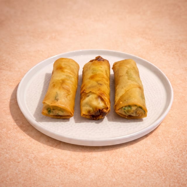 Vegetable Egg Roll (1) (素春卷).