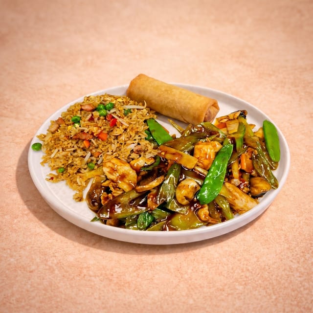 E5. Szechuan Chicken or Beef (E-四川).