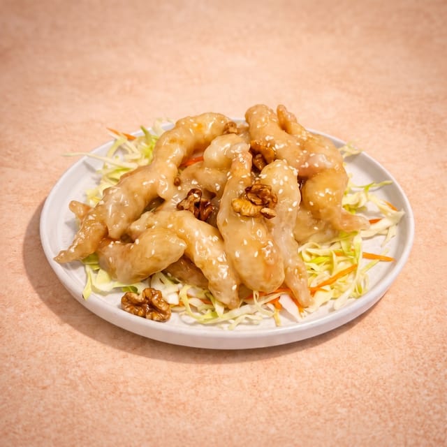 Honey Walnut Prawns (蜜桃蝦).