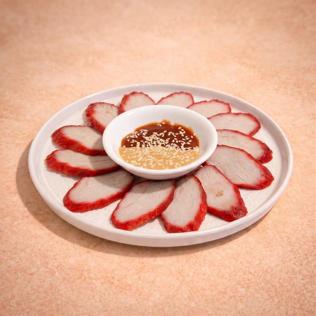 Sliced BBQ Pork (叉燒頭枱).
