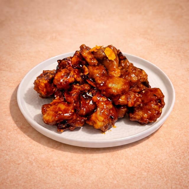 Orange Chicken (陳皮雞).