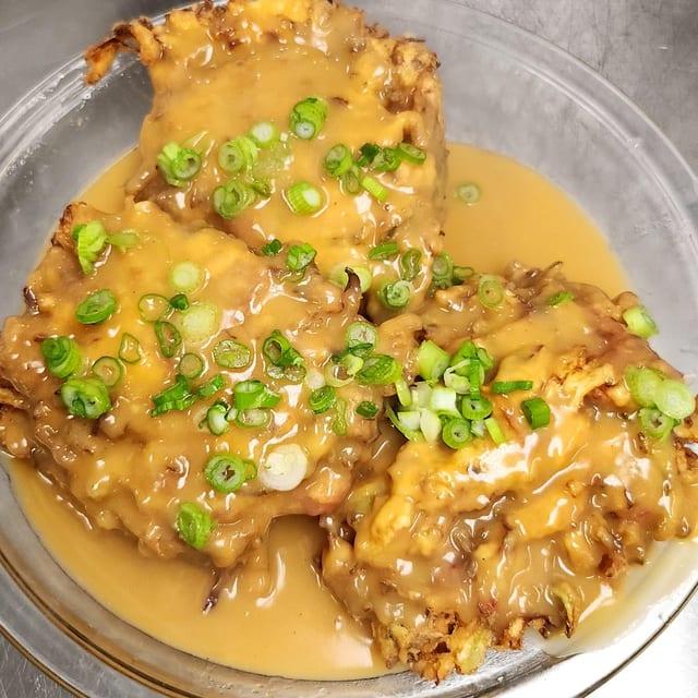Chicken Egg Foo Young (雞芙蓉蛋).