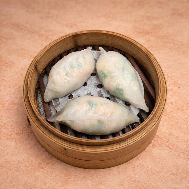 Shrimp & Chive Dumpling (韮菜饺).