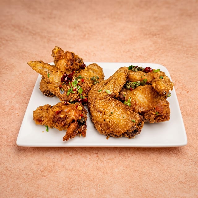 Fried Chicken Wings (小椒盬雞翼).