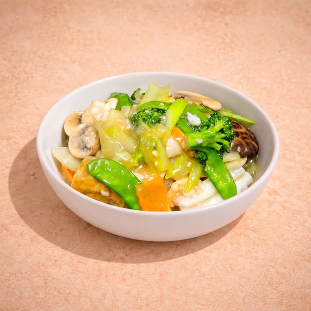 Seafood w/ Deep Fried Tofu Hot Pot (海鮮豆腐煲).