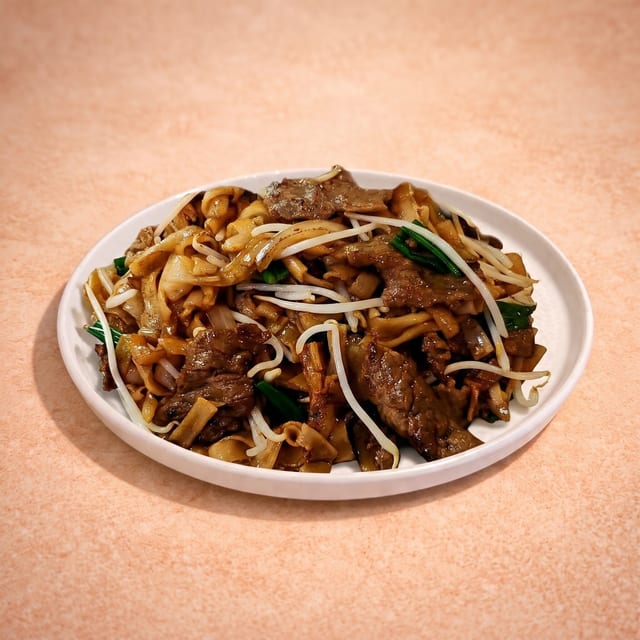 Dried Beef Chow Fun (干炒牛河).