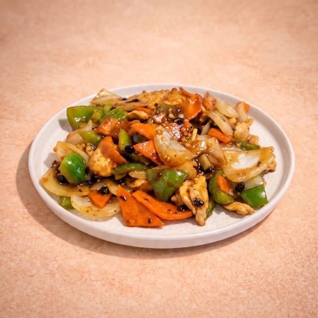 Chicken w/ Black Bean Sauce (豉汁雞).