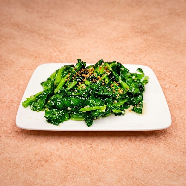 Pea Vines (小蒜子炒豆苗).
