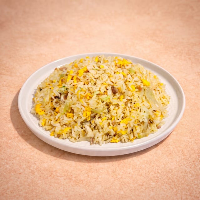 Salty Fish & Minced Chicken Fried Rice (鹹魚雞粒炒飯).