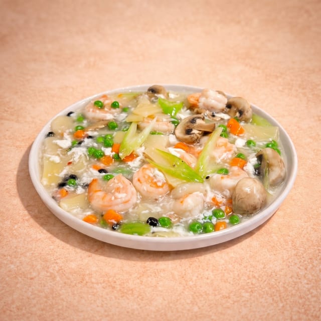 Shrimp w/ Lobster Sauce (蝦龍糊).