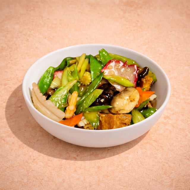 Eight Jewels Bean Curd Hot Pot (八珍豆腐煲).