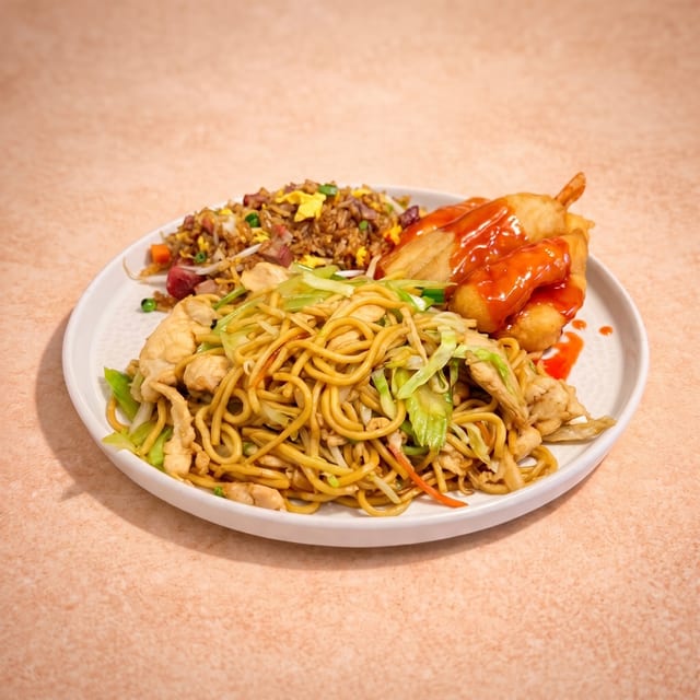 E11. Chicken Lo Mein or Chop Suey (E-雞).