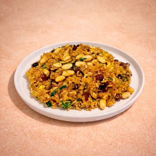 Pan Fried Sticky Rice (生炒糯米飯).