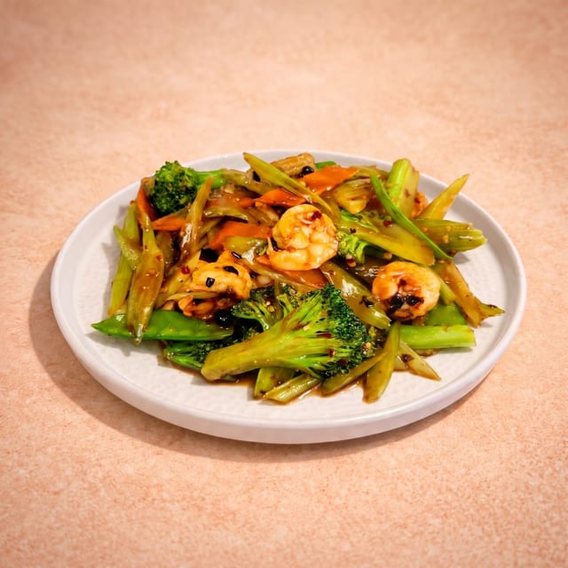 Prawns w/ Hunan Sauce (湖南蝦球).